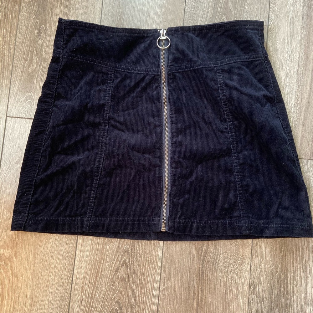 Corduroy miniskirt